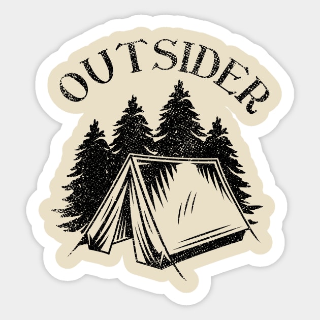 Outsider Sticker by Fenn